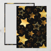 Programme Motif sans couture avec des étoiles dorées (Devant / Derrière)