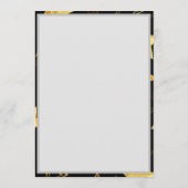 Programme Motif sans couture avec étoiles d'or (Dos)