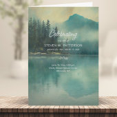 Programme Mountain Lake, Photo, Célébration de la vie funéra