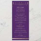 Programme Mystique violet or Sun Moon Stars Space (Devant)