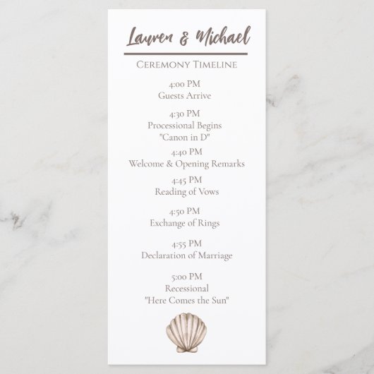 Programme Natural Elegant Beach Seashell Appartement Program (Devant)