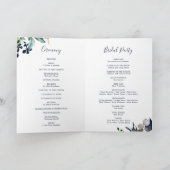 Programme Nautique moderne | Mariage vert plié (Intérieur)