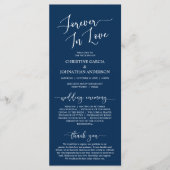 Programme Navy Blue, Forever in Love, Cérémonie Mariage (Devant)
