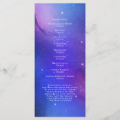 Programme Nebula violette Art céleste Mariage spatial (Dos)