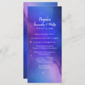 Programme Nebula violette Art céleste Mariage spatial (Devant / Derrière)