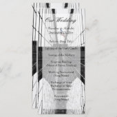 Programme New York Mariage NYC Brooklyn Bridge (Devant / Derrière)