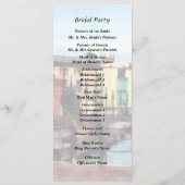 Programme NJ - Waterfront Bridgetown Barbado Wedding Program (Dos)