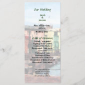 Programme NJ - Waterfront Bridgetown Barbado Wedding Program (Devant)
