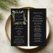 Programme Noël Botanique Vert Mariage Noir