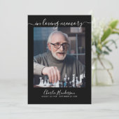 Programme Noir & blanc moderne écriture manuscrite de script (Debout devant)