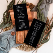 Programme Noir doux et blanc | MARIAGE