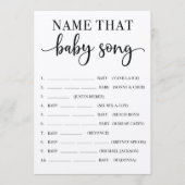 Programme Nom Ce Bébé Chanson Baby shower Jeu (Devant)