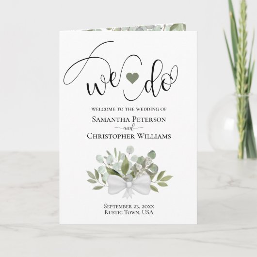 Programme Nous Faisons Élégant Eucalyptus Bouquet Rustique d (Devant)