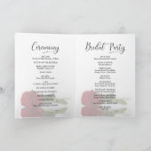 Programme Nous Faisons Élégant Long Stemmed Red Rose Mariage (Intérieur)