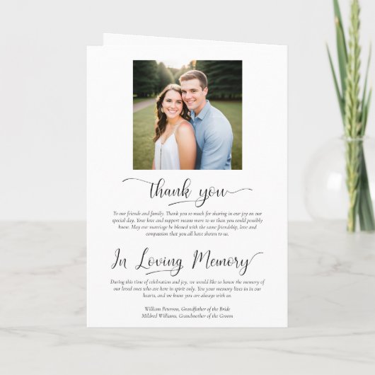 Programme Nous Faisons Élégant Rose bleu pâle Mariage plié (Dos)