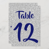 Programme Numéros bleus royaux sur un Arrière - plan Parties (Devant / Derrière)