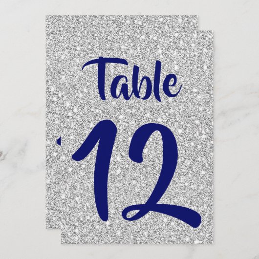 Programme Numéros bleus royaux sur un Arrière - plan Parties (Devant / Derrière)