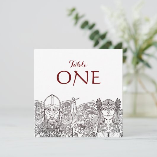 Programme Numéros de tableau individuel Woden & Fríge (Debout devant)