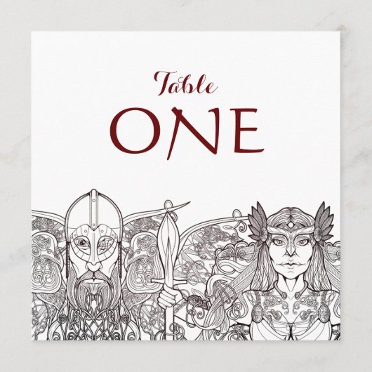 Programme Numéros de tableau individuel Woden & Fríge (Dos)