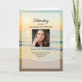 Programme Ocean Beach Votre photo Célébration des funéraille (Devant)