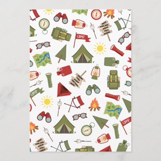 Programme One Happy Camper Boys Birthday  (Dos)