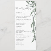 Programme or aquarelle géométrique verdure (Dos)