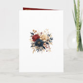 Programme Or, bleu marine et Mariage floral de Bourgogne (Dos)