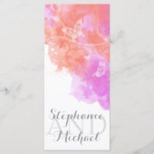 Programme Orchidée corallienne Aquarelle Papillon du program (Devant)