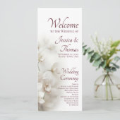Programme Orchidées Blanches Rêveuses Mariage Floral Romanti (Debout devant)