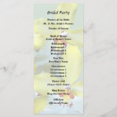 Programme Orchidées Vuylstekeara Jaune et Blanc Cœur (Dos)
