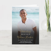 Programme Ordre commémoratif funéraire du service Photo (Devant)