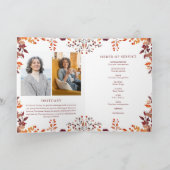 Programme Ordre de service commémoratif funéraire d'automne  (Intérieur)