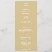 Programme Ordre de service de mariage en cachemire moderne (Devant)
