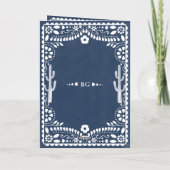 Programme Ordre de service de mariage mexicain Papel Picado (Dos)