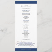 Programme Ordre de service des Inséparables personnalisés (m (Dos)