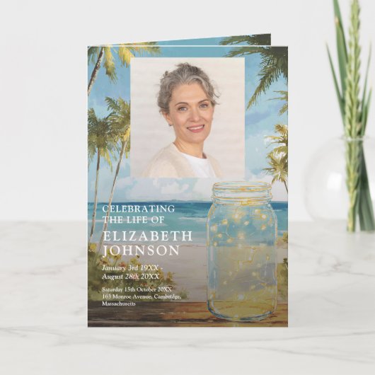Programme Ordre de service funéraire mémorial de la plage oc (Devant)