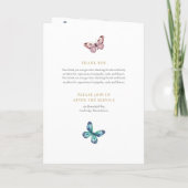 Programme Ordre de service mémorial funéraire Photo de papil (Dos)