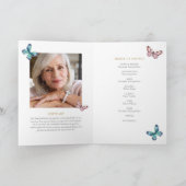 Programme Ordre de service mémorial funéraire Photo de papil (Intérieur)