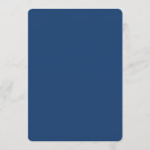Programme Ordre des événements de mariage bleu Calendrier de (Dos)