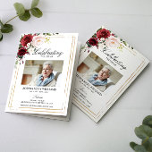 Programme Ordre des funérailles | Floral Memorial Program