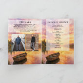 Programme Ordre du service funèbre Mémorial du lac des pêche (Intérieur)
