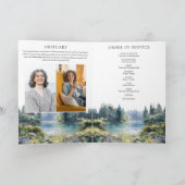 Programme Ordre du service funèbre mémorial du lac forestier (Intérieur)