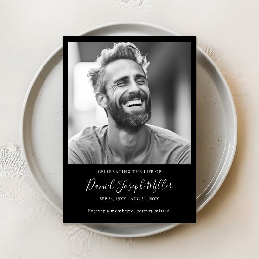 Programme Ordre funéraire de service Célébration de la vie