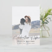 Programme Ordre funéraire du service | Célébration de la vie (Debout devant)