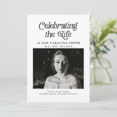 Programme Ordre minimal des funérailles rétro (Debout devant)