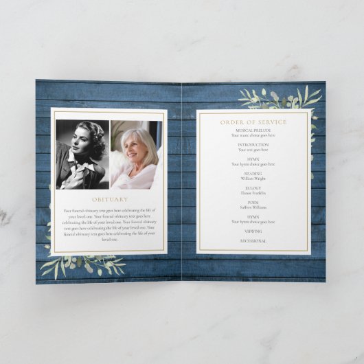 Programme Ordres funéraires Rustiques De Verdure (Intérieur)