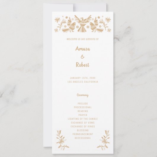 PROGRAMME OTOMI MEXICAIN BEIGE (Devant)