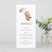 Programme Ours avec 3 ballons Brown - 1er anniversaire - Men (Debout devant)