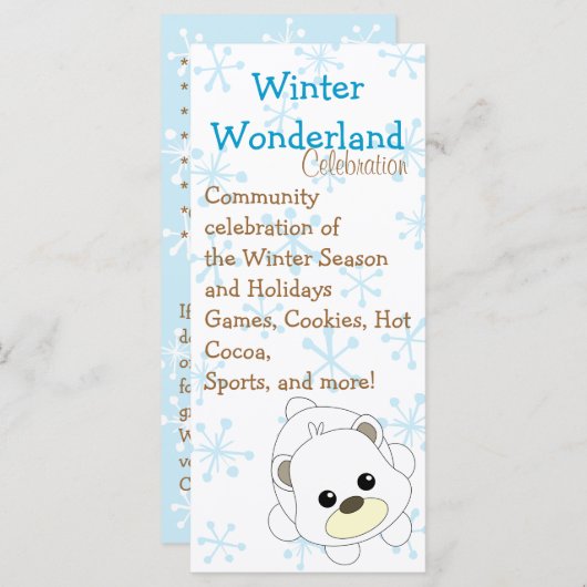 Programme Ours polaire Cutie (Devant / Derrière)