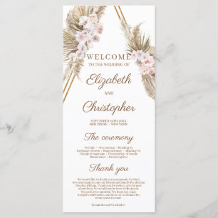 Programme Palm Séché tendance Pampas Grass Gold Arch Tropica